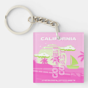 Californie, Los Angeles, Travel Art, Preppy, Rose