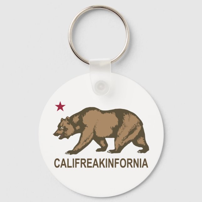 Califreakinfornia Schlüsselanhänger (Vorderseite)