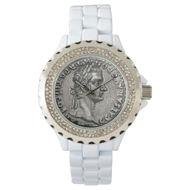 Caligula Roman Kaiser 🏛️ Gaius Caesar Alte Münze Armbanduhr (Vorderseite)