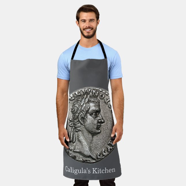 Caligula Roman Kaiser 🏛️ Gaius Caesar Alte Münze Schürze (Getragen)