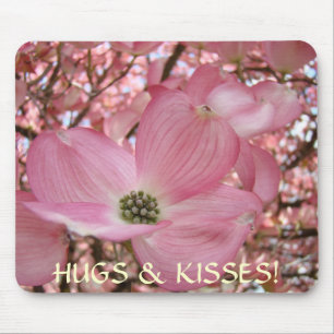 CALINS & BISOUS ! Tapis de souris Fleurs de Cornou