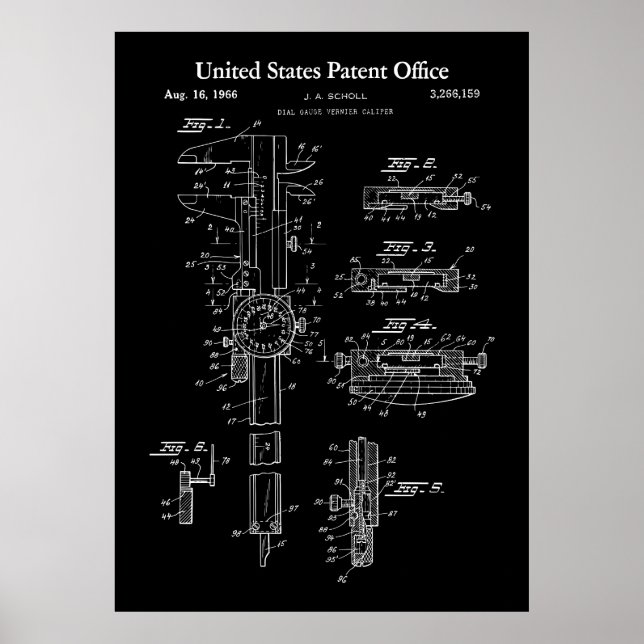 Caliper Patent Poster (Vorne)