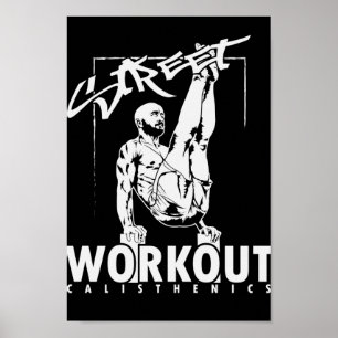 Calisthenics "Street Workout" Muskeltraining Poster