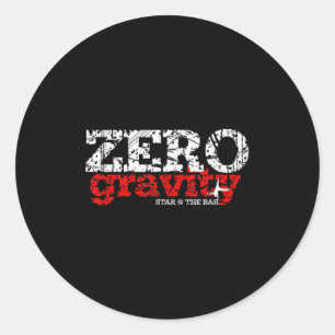 Calisthenics Zero Gravity Fitness and Workout Moti Runder Aufkleber