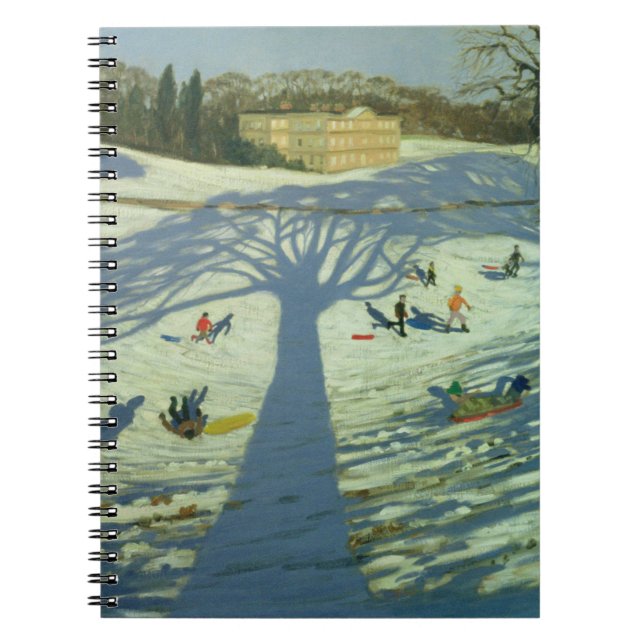 Calke Abtei-Haus-Winter 2002 Notizblock (Vorderseite)