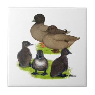 Call Duck Khaki Family Fliese