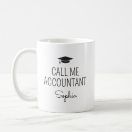Call Me Accountant Personalized Name Kaffeetasse