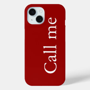 Call Me - Case-Mate-iPhone-Fall Case-Mate iPhone Hülle