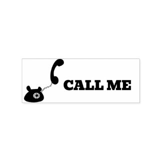 Call Me Gummistempel