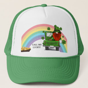 Call Me Lucky Irish Gnome Truckerkappe