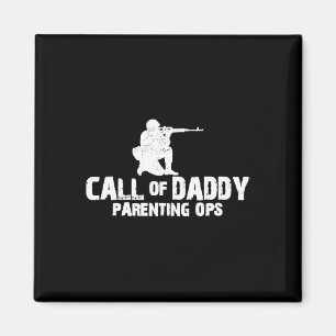 Call Of Daddy Parenting Ops lustiger Gamer-Vater Magnet