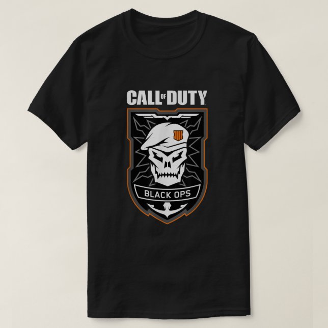 Call of Duty Black Ops 4 Abzeichen T-Shirt (Design vorne)