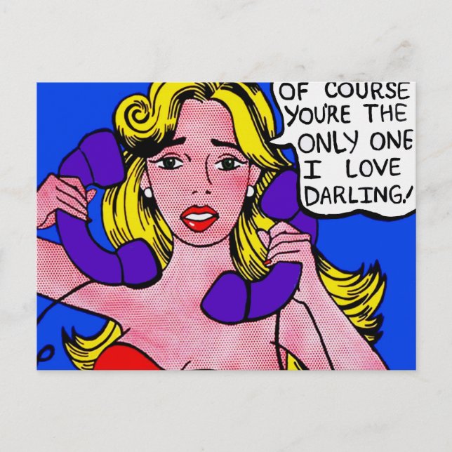 Call Wart, Comic Art Produkte Postkarte (Vorderseite)