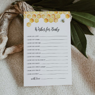 CALLA Bee Souhaite Une Carte De Conseil Baby showe