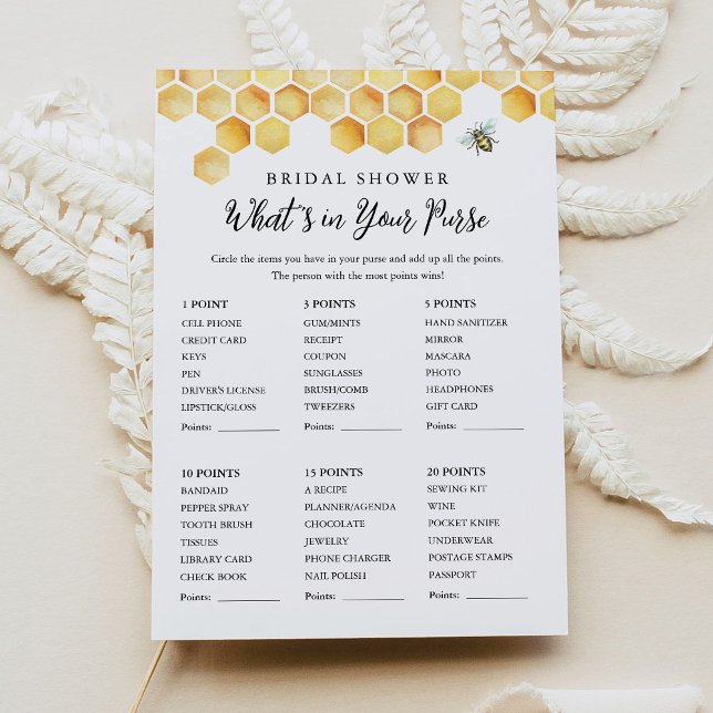 CALLA Bee Was ist in Ihrer puren Duschspielkarte? Einladung (Von Creator hochgeladen)