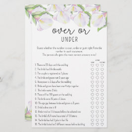 Calla Blume - Over oder Under Brautparty