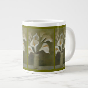 Calla geschnitten Blume in einem vase künstlerisch Jumbo-Tasse