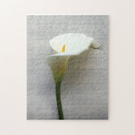 Calla-Lilie auf dem alten Handschreibpuzzle