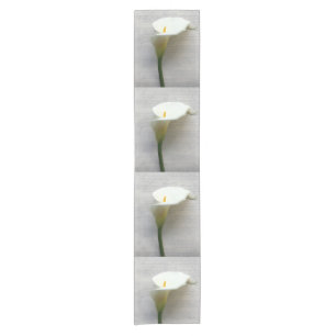 Calla Lilie auf Handschrift Tischläufer