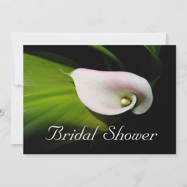 Calla-Lilien-Brautparty-Einladung Einladung (Vorderseite)