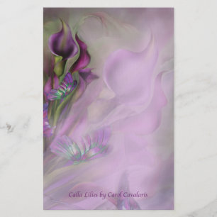 Calla-Lilien-Briefpapier Briefpapier