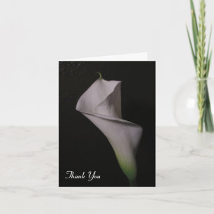 Calla-Lilien-Hochzeit danken Ihnen Karten