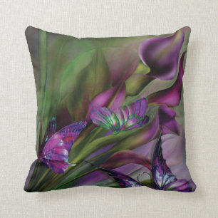 Calla-Lilien-Kunst-Designer-Kissen Kissen