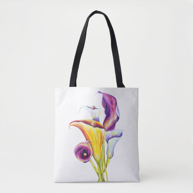 Calla-Lilien Tasche (Vorderseite)