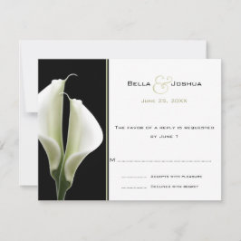 Calla Lilien UAWG RSVP Karte