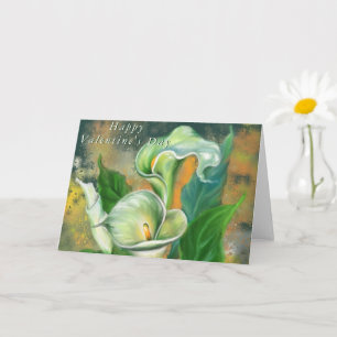 Calla Lilies Carte Saint-Valentin