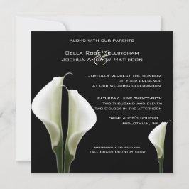 Calla Lilies Faire-part de mariage