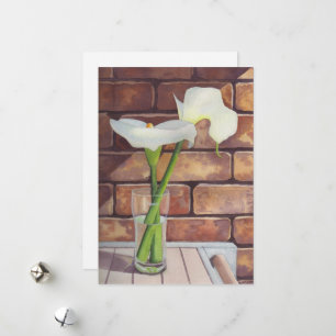 Calla Lilies Feiertagskarte