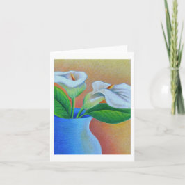 Calla Lilies Grußkarte Dankeskarte