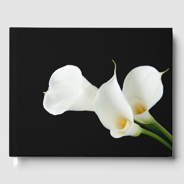 Calla Lilies Guest Book Gästebuch (Vorderseite)