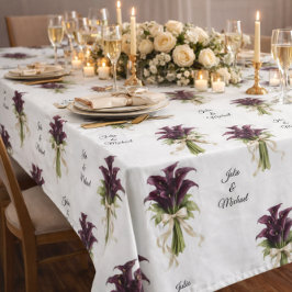 Calla Lillies Wreath Wedding Decor Newlyweds Tischdecke