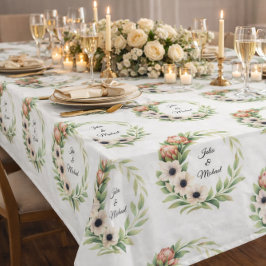 Calla Lillies Wreath Wedding Decor Newlyweds Tischdecke