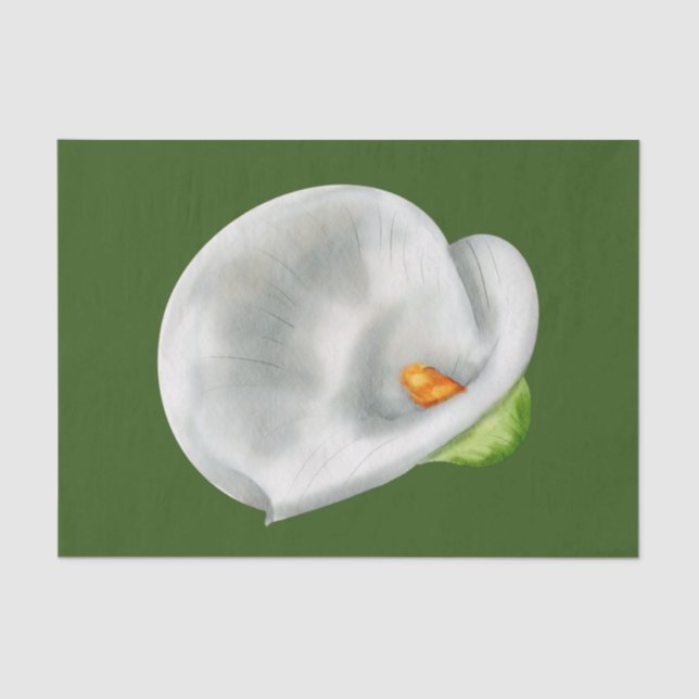 Calla Lilly Seidenpapier (Vorderseite)