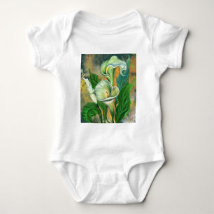 Calla Lily Blume Baby Bodysuit Baby Strampler