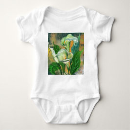 Calla Lily Blume Baby Bodysuit Strampler