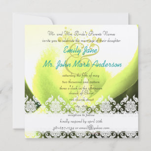 Calla Lily Blume Hochzeit Einladung