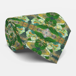 Calla Lily Blume Neck Tie Krawatte