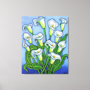Calla Lily Dreaming Canvas Print von Lisa Lorenz Leinwanddruck
