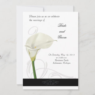 Calla Lily Faire-part de mariage