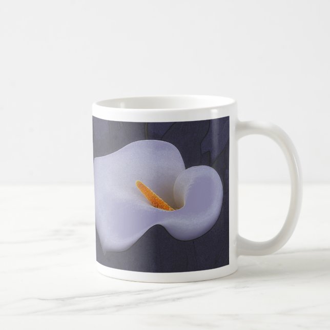 Calla Lily Illustration Getränke Tasse (Rechts)