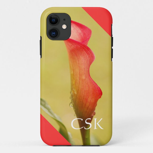 Calla Lily Iphone Case (Rückseite)