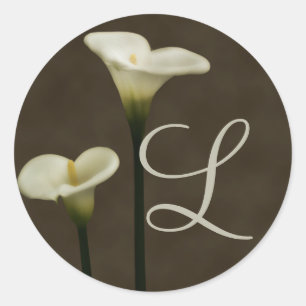 Calla Lily L Umschlag Aufkleber