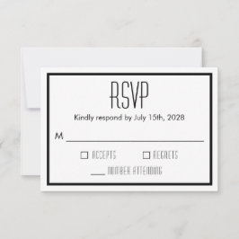 Calla Lily Moderne UAWG RSVP Karte