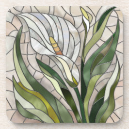Calla Lily Mosaic Art Getränkeuntersetzer