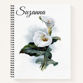 Calla Lily Notebook Notizbuch