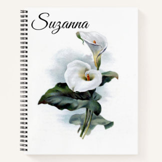Calla Lily Notebook Notizbuch